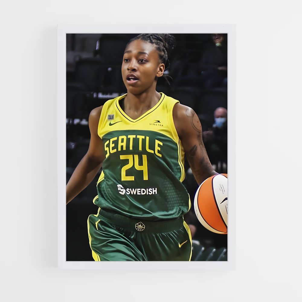 Poster Jewell loyd – affiche Basketball (vue 3)